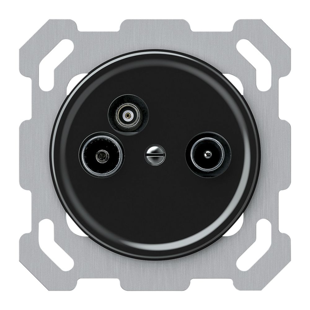 UP-Antennendose TV-R-Daten origin Durchgangsdose 11dB 5dB schwarz