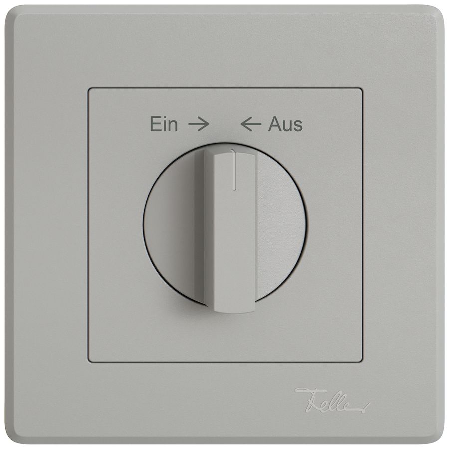 UP-Montageset EDIZIO.liv SNAPFIX® f.Schwenktaster m.Griff Ein → ← Aus hgu