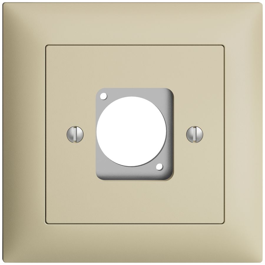 Kit di montaggio INC per presa XLR EDIZIOdue vanille