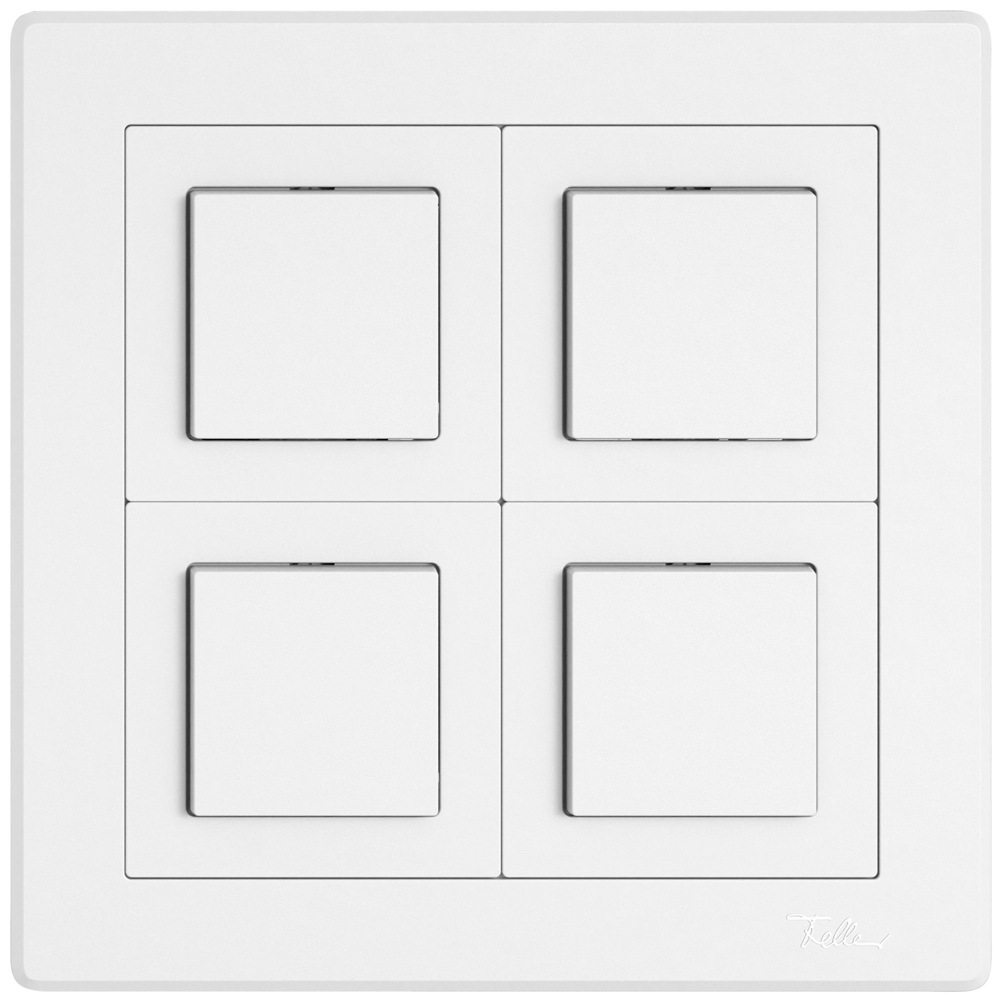 Combinaison ENC EDIZIO.liv SNAPFIX® 2×2 156×156mm 4×schéma 3/1L blanc