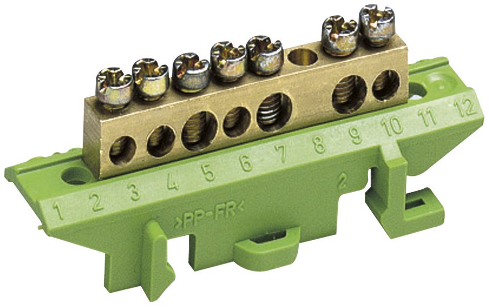 Schutzleiter-Klemmensteg Hager 3×16/4×10mm²