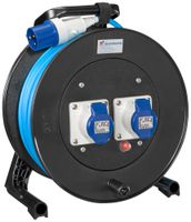 Kabelabroller DEM GT 310 2×CEE 16/3L 33m IP44 schwarz