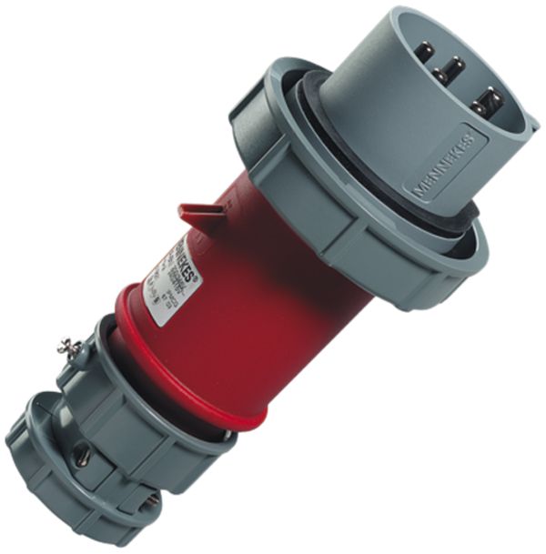 Stecker CEE-Powertop 16A 5P 6h 400V IP67 mit Verschraubung