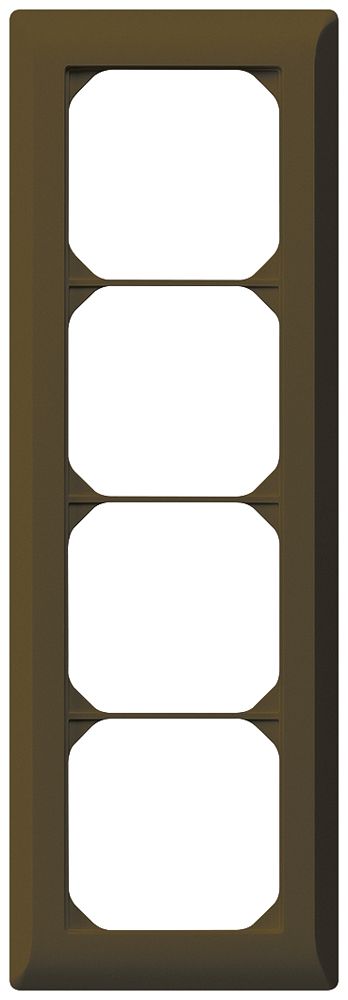 UP-Abdeckrahmen kallysto.line 4×1 braun 92×272mm