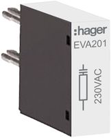 Module RC Hager 230VAC pour fusibles EV007…EV015, EVN022