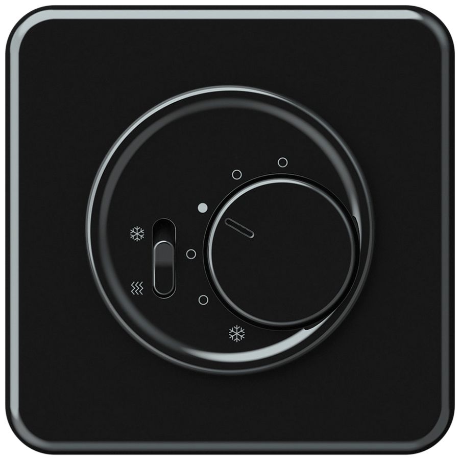 Termostato ambiente INC origin interr.caldo/freddo 230VAC 5…30°C 10A nero