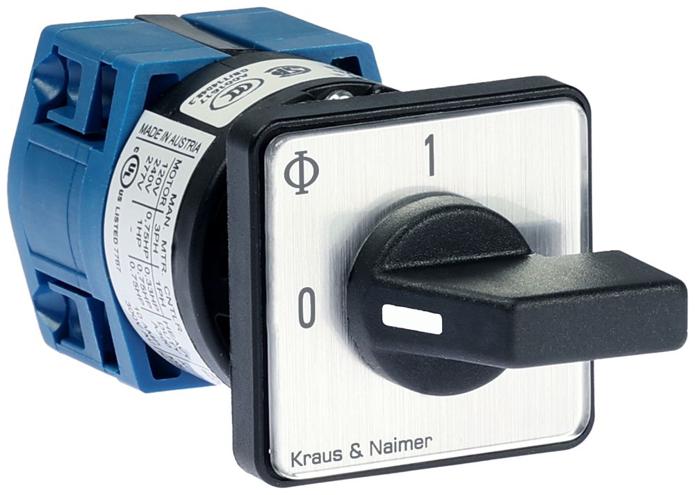 Interruttore INS K&N CG4.A290.E, 10A/400V 1L 30×30mm "0-1"