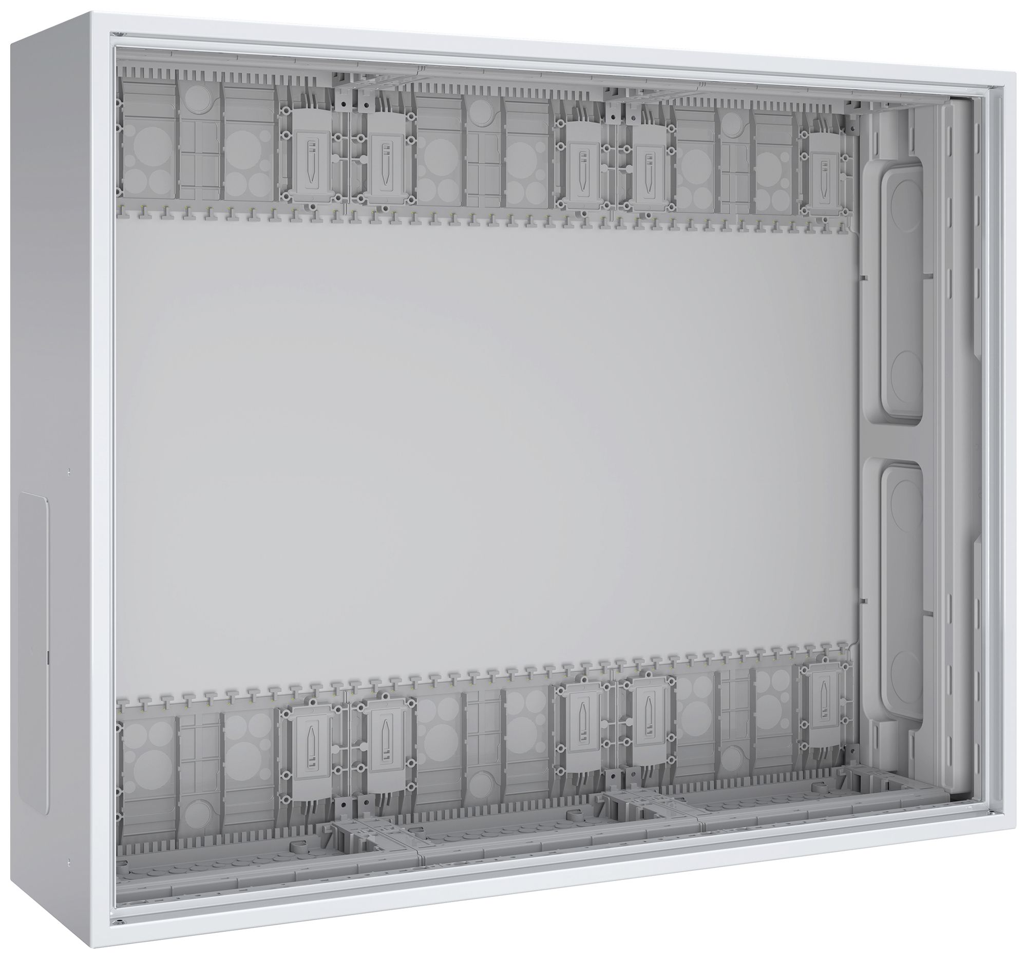 Coffret mural PrismaSeT XL IP30 s.porte 800×650×210mm 3 champs 4 rangées