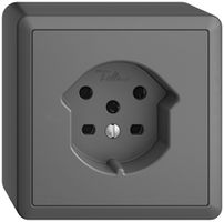 Prise AP EDIZIOdue FX54 T15 gris foncé