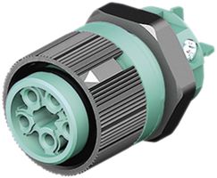 Buchsenteil Wieland RST16I5 S B1 M03 A TB, 5L 250V 16A, türkisblau