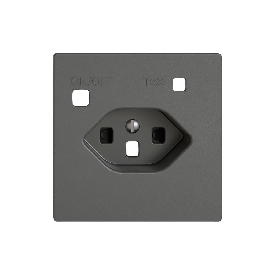 Montageset EDIZIO.liv SNAPFIX® f.Fehlerstrom-Schutzsteckdose Typ 23 Shutter dgu