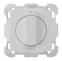 Contatto rotativo INC 0<-1/2L grigio chiaro kallysto con manopola