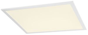 EB-LED-Deckenleuchte SLV PANEL 600×600 1050mA 35W 4000lm 3000K weiss