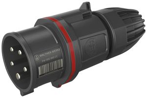 Fiche CEE NEO 5P 16A 380…415V 6h rouge renverseur de phase IP54 borne à vis