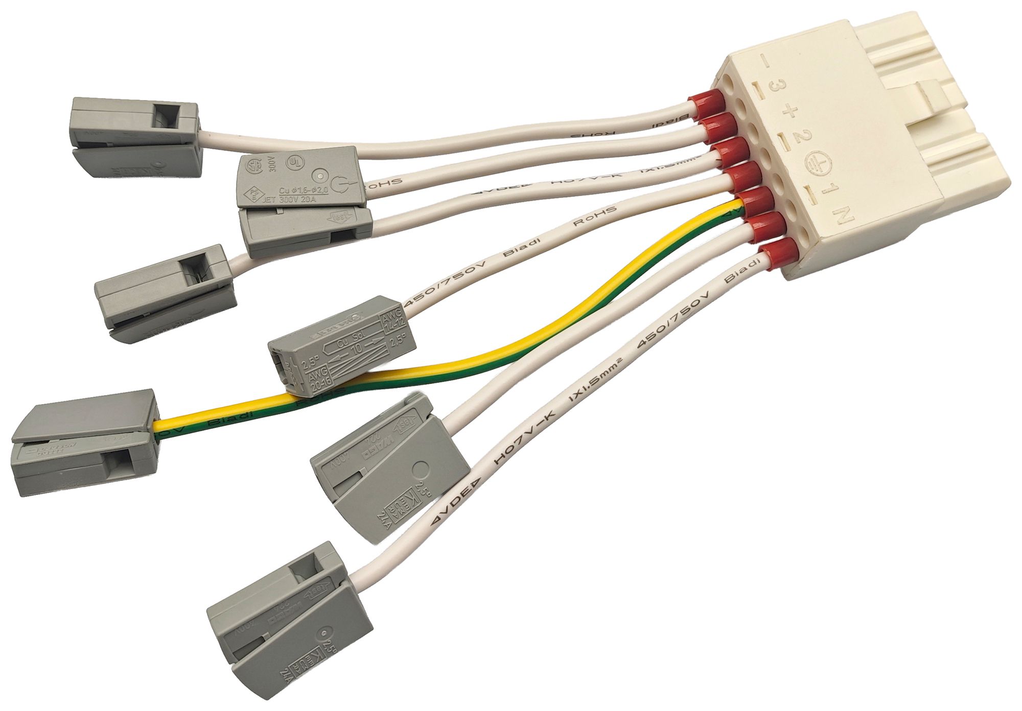 Adaptateur de connexion DOTLUX LINEAone 7× multicolore