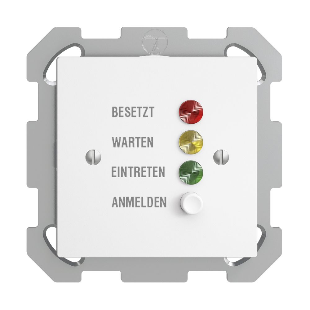 UP-Türstation für Rufleuchte deutsch, EDIZIOdue weiss