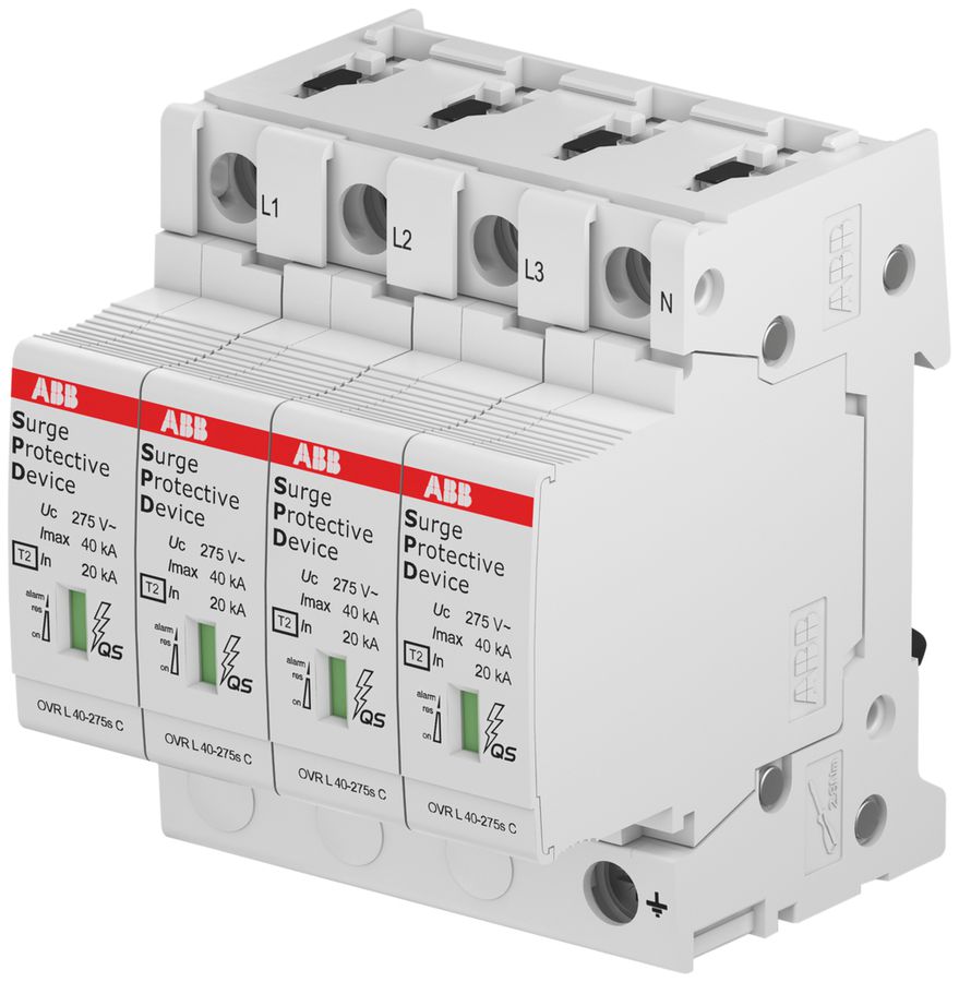 Parasurtension ABB proM compact T2 4L avec varistor de réserve