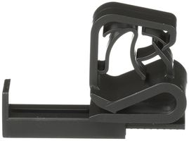 Clip pour câble Ø 6.6…7.5mm, parallèle à la fixation inférieure, noir