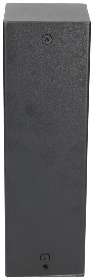 Gartensteckdosensäule MH 2×T13 10A rostfreier Stahl sz matt