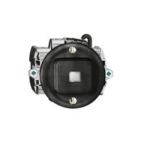 Leuchtdruckschalter FH 3/1L schwarz mit Linse, KS, LED gelb