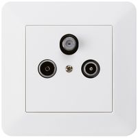 Presa antenna INC kallysto.trend R/TV/SAT bianco