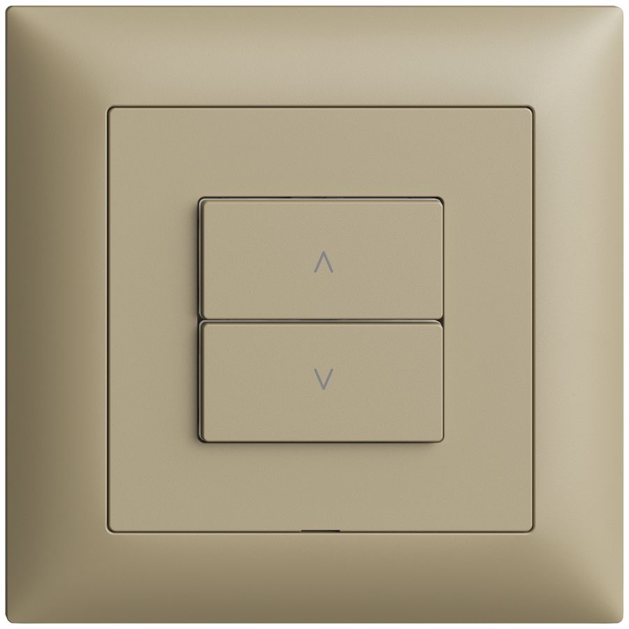 Interruttore tapparelle INC 1K/2T Edue Wiser sand