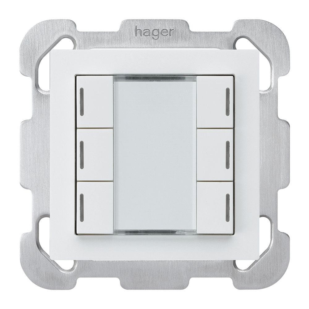 Tasto INC kallysto B KNX 6× LED RGB s/e-link bianco