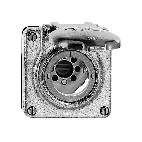 Interr. rot. INS bagn.0/2L Al pallin. per serrat. senza cilind