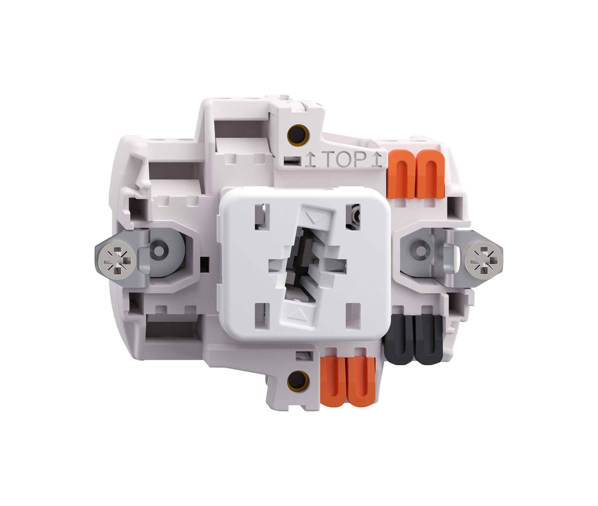 Inserto interrut.pulsa.lumi.FH 3/1L orient. LED bianco