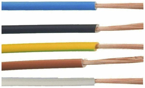 Toron TQ étamé 0.5mm² blanc/rouge