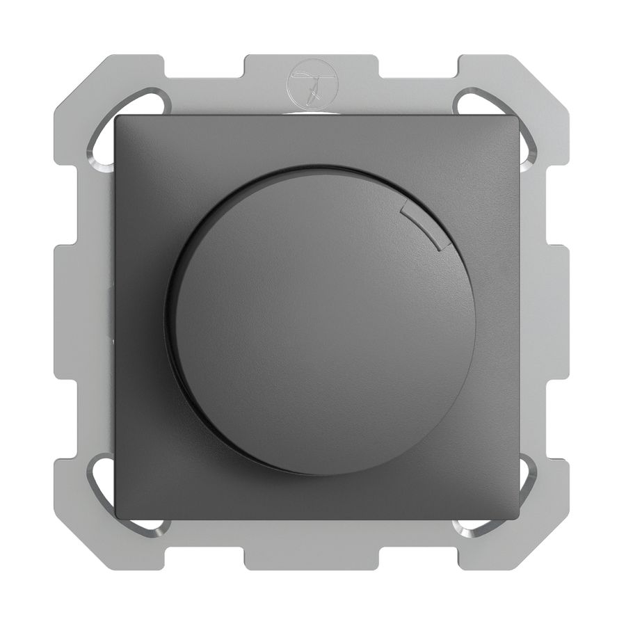 UP-DALI-Power-Drehgeber/Dimmer EDIZIOdue FM Tunable White dunkelgrau