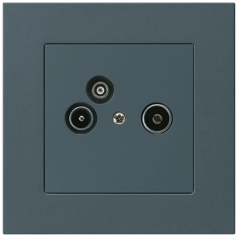 UP-Antennendose R/TV-Daten kallysto.pro 2GHz 4dB anthrazit