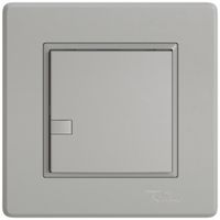 UP-KNX-Taster RGB EDIZIO.liv SNAPFIX® Temperaturfüh.o.LED 1×Taste 1-Tbed.hgu