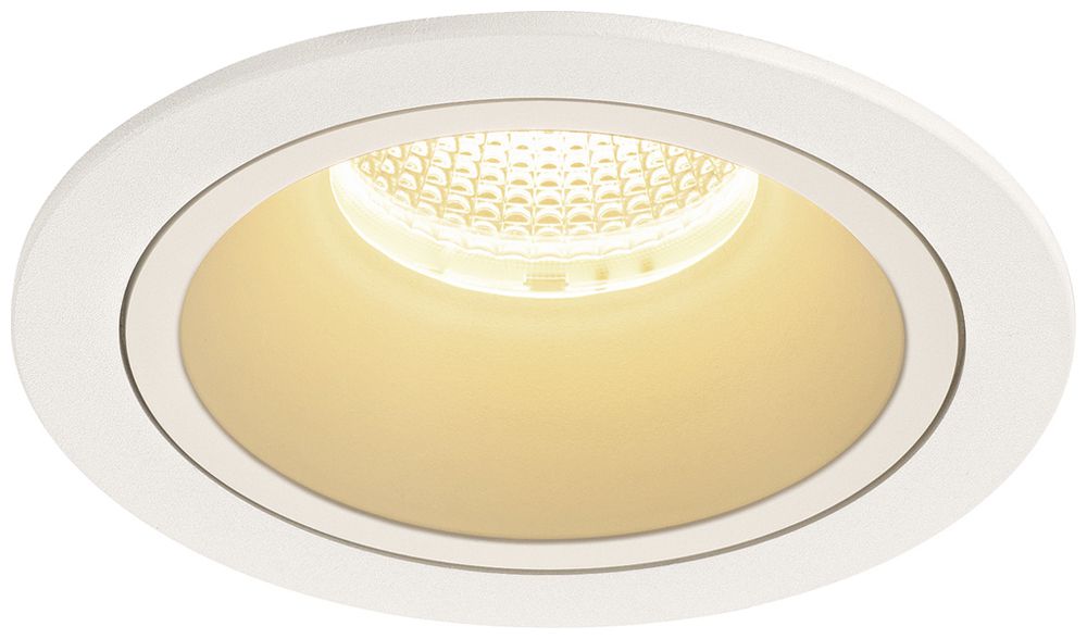 LED-Downlight SLV NUMINOS L 25.4W 2300lm 3000K 40° DIM Ø130×85mm ws/ws