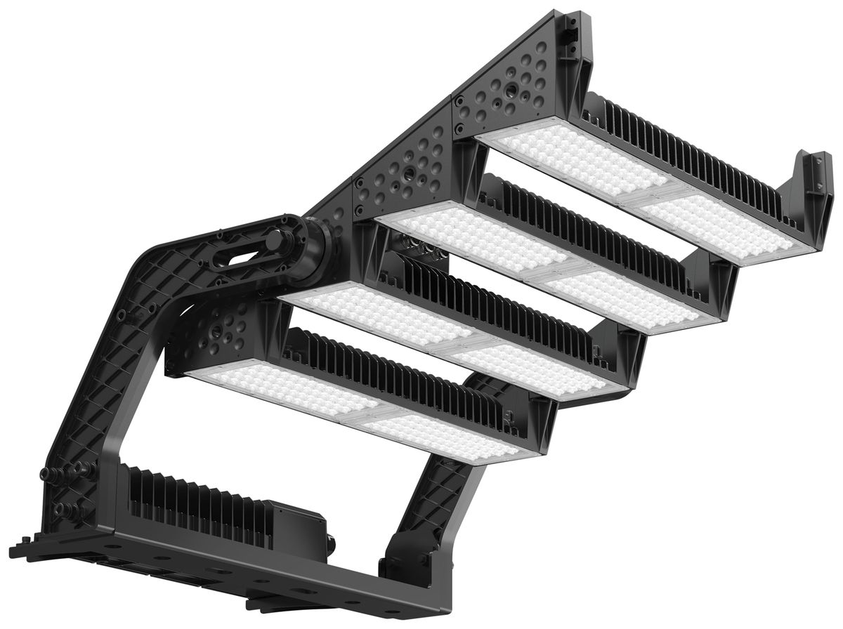 Projecteur LED DOTLUX HLFsport 1600W 204850lm 4000K IP66 131×34° DALI noir