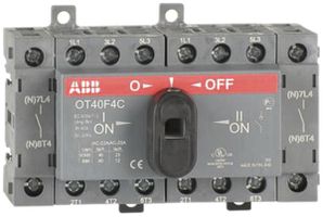 EB-Lastumschalter ABB OT40F4C, 4P 40A/690V, offene Umschaltung I-O-II