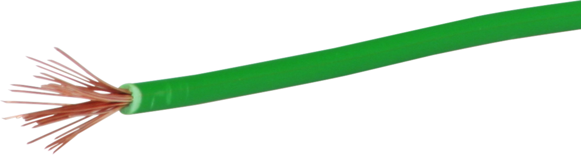 T-Litze 1mm² grün Eca, Spule à 200m