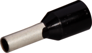 Embout de câble Ferratec DIN is. 1.5mm²/6mm noir