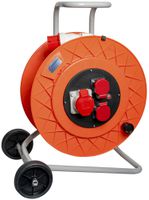 Avvolgicavo DEM DB33776 1×16A 2×T25 5×2.5mm² 50m spina 16A