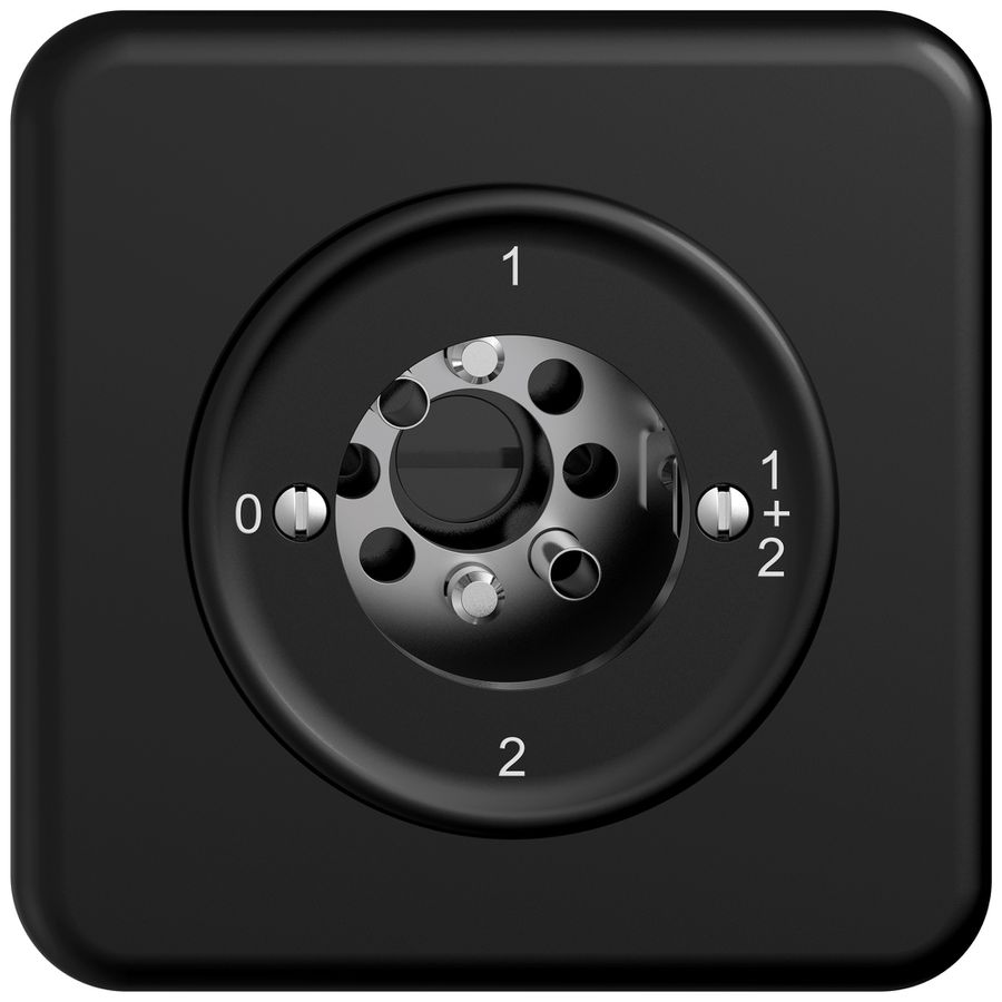 UP-Drehschalter STANDARDdue SNAPFIX® Serieschalter 1/1L o.Zylinder sz