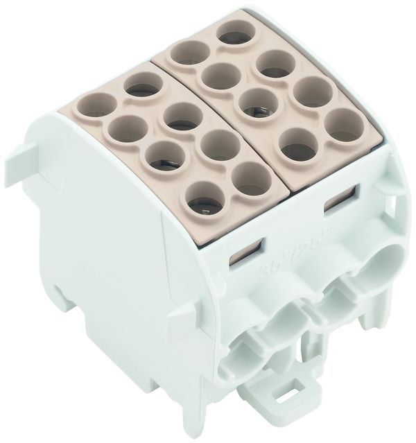 Bloc de distribution WM WPD 202 1P 202A 4×entr 4×sort 4…25mm² 4…35mm²