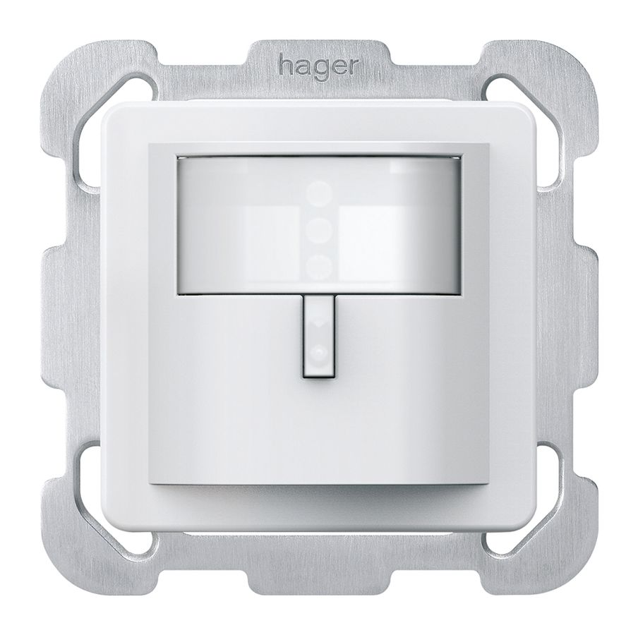 Détecteur de mouvement ENC Hager basico B station secondaire blanc