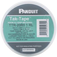 Klettband Panduit TTR-20R0 19mm×6.1m schwarz