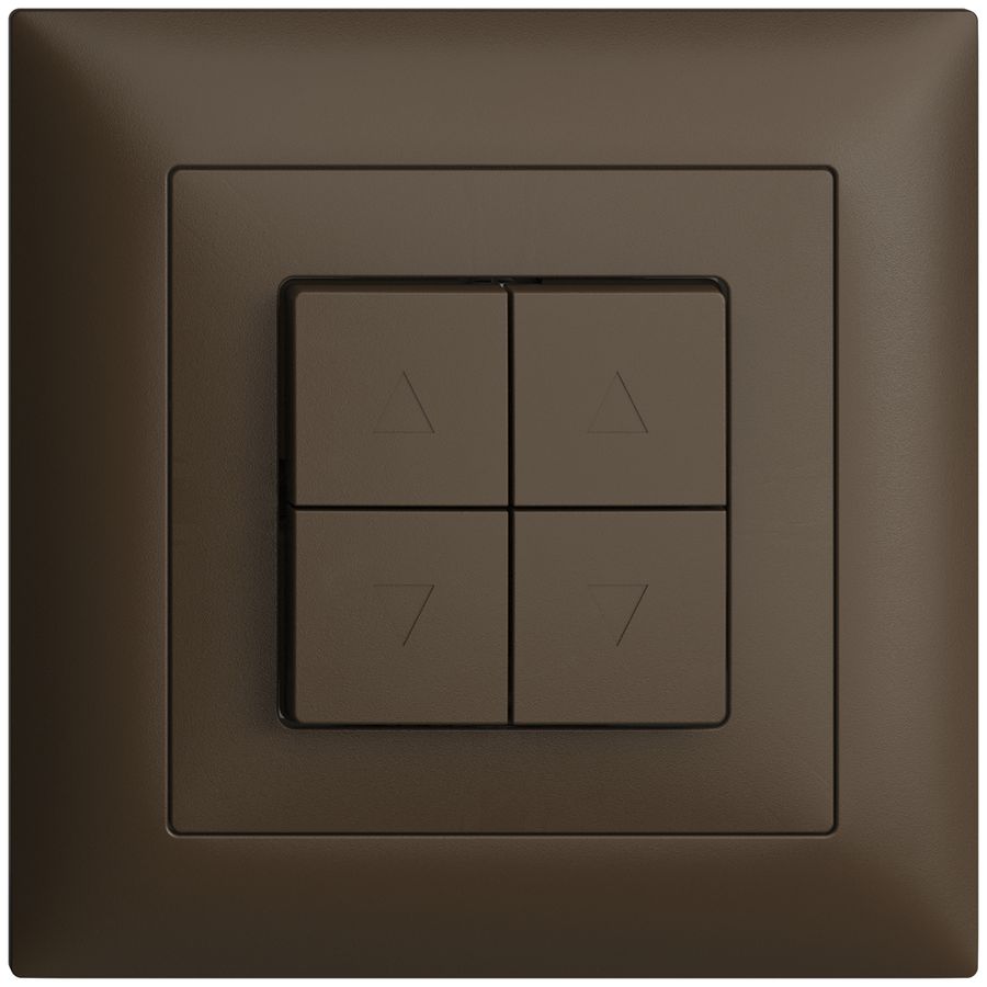 Interruttore per tapparella INC EDIZIOdue FMI coffee 2 canali