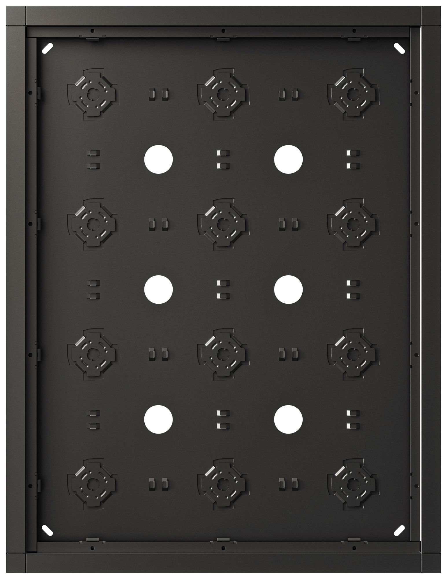 Boîtier AP Siedle 12× 332×432×36.5mm gris