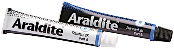 Colla bicomponente Araldite Standard tubetti singoli 4800s 2×15ml