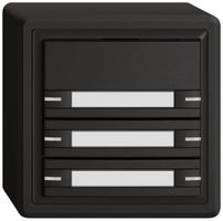 AP-KNX-Taster RGB EDIZIO.liv SNAPFIX® Temperaturfüh.RGB-LED Pap.6×T 1-Tbed.sz