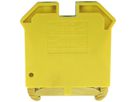 Borne de terre joignable Woertz Ex 6…16mm² vis 2×1 rail DIN 35mm vert/jaune