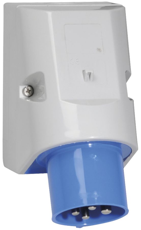 Spina per apparecchio murale AP CEE Bals 32A 4P 230V 9h IP44 Ni 83×126mm QC