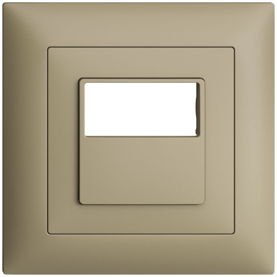 Set frontale EDIZIOdue FMI p.rilevatore di movimento pirios 180 R eco plus, sand